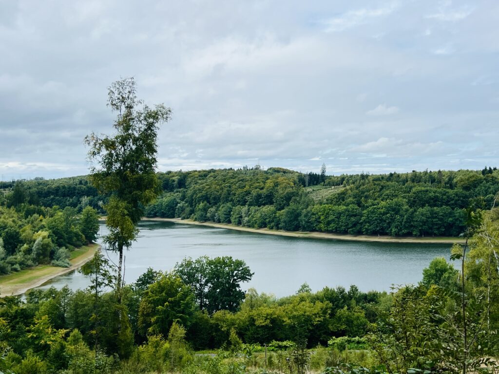 Die Liegetalsperre als Teil der wanderung