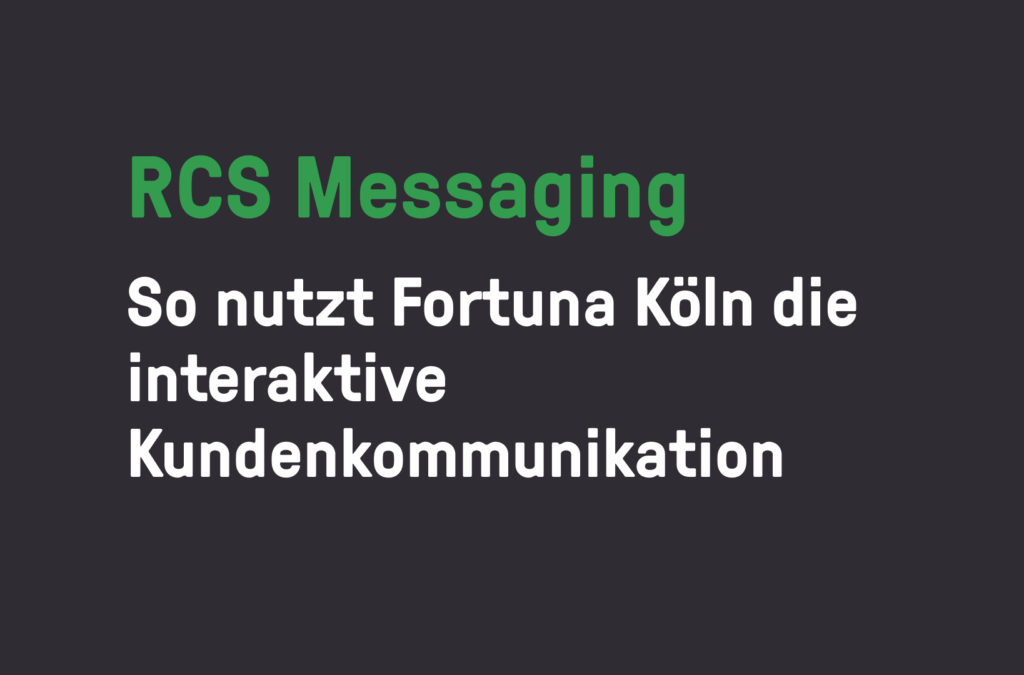 die Fortuna köln nutzt nun RCS, Railslove hat es umgesetzt